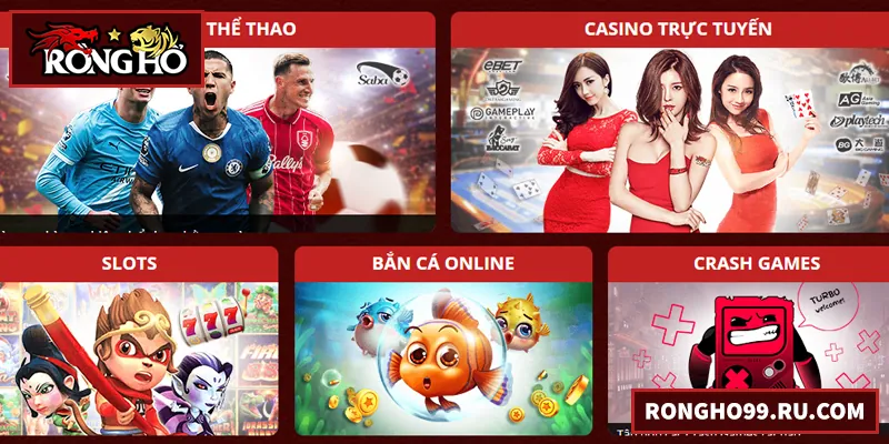 Kho trò chơi RONGHO99 đa dạng và thưởng khủng